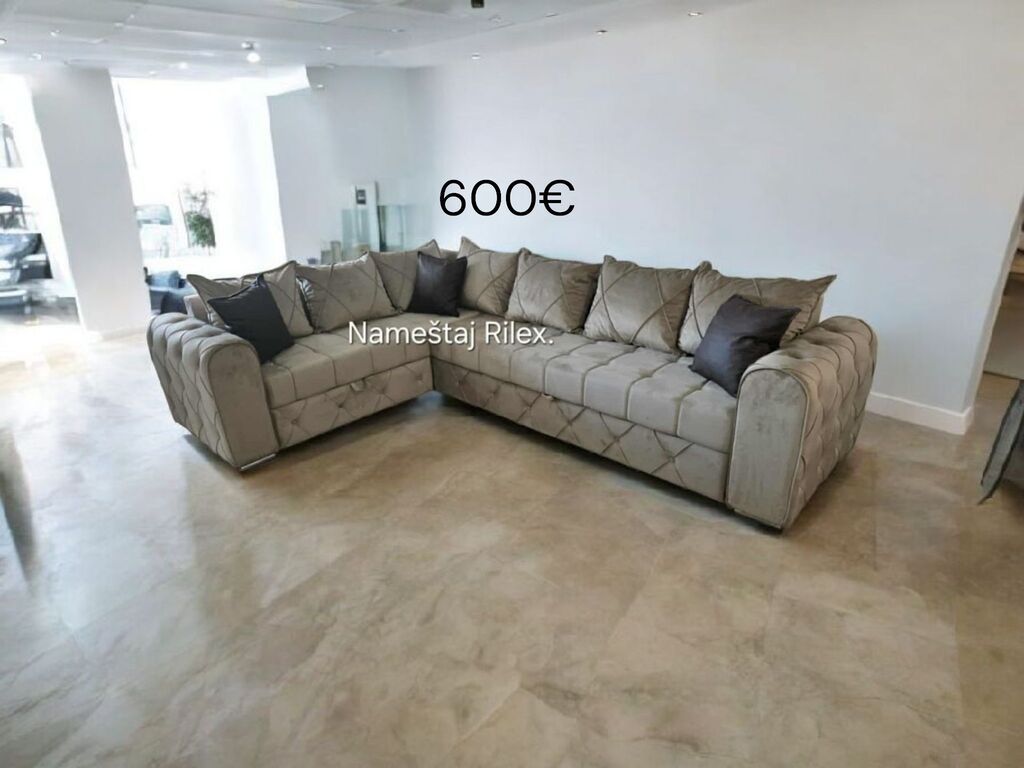 Ugaone garniture: Ugaona garnitura – Nameštaj Rilex - Dimenzije: 300 x 220 cm (vidljivo