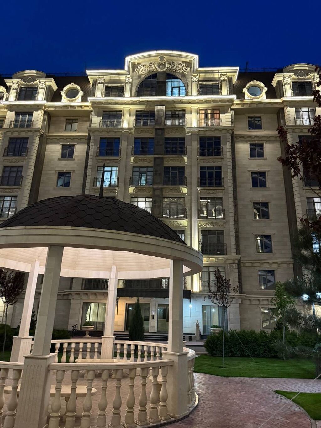 3 комнаты, 144 м², Асанбай мкр Элитка, 6 этаж, ПСО (под самоотделку): фото 2