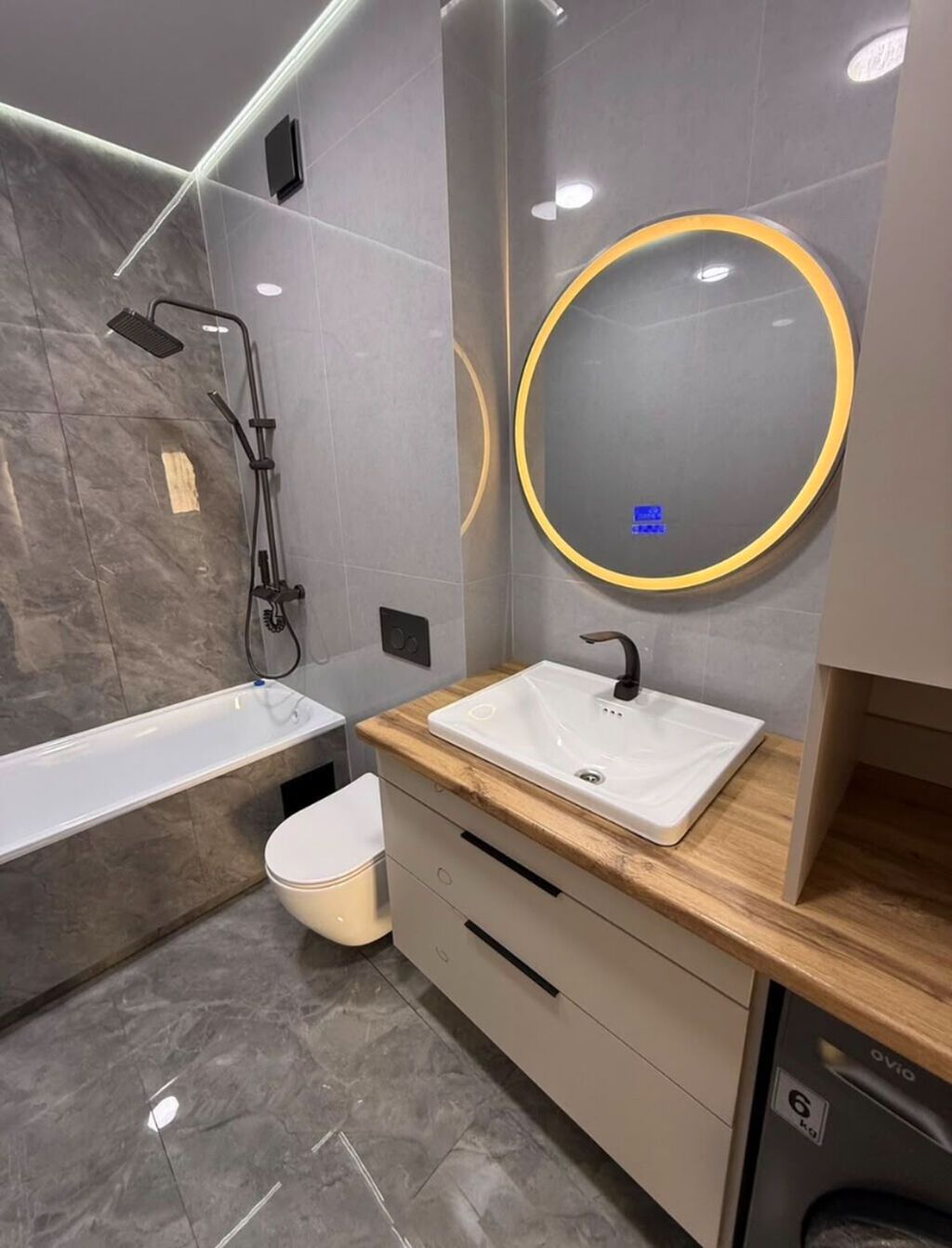 2 комнаты, 66 м², Кок-Жар мкр Элитка, 12 этаж, Дизайнерский ремонт: фото 3