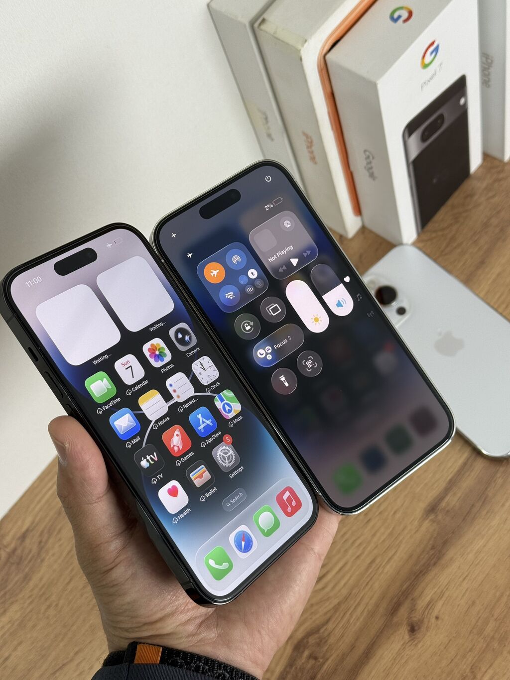 IPhone 14 Pro, Б/у, 512 ГБ, Белый, Защитное стекло, Чехол, 90 %: фото 2