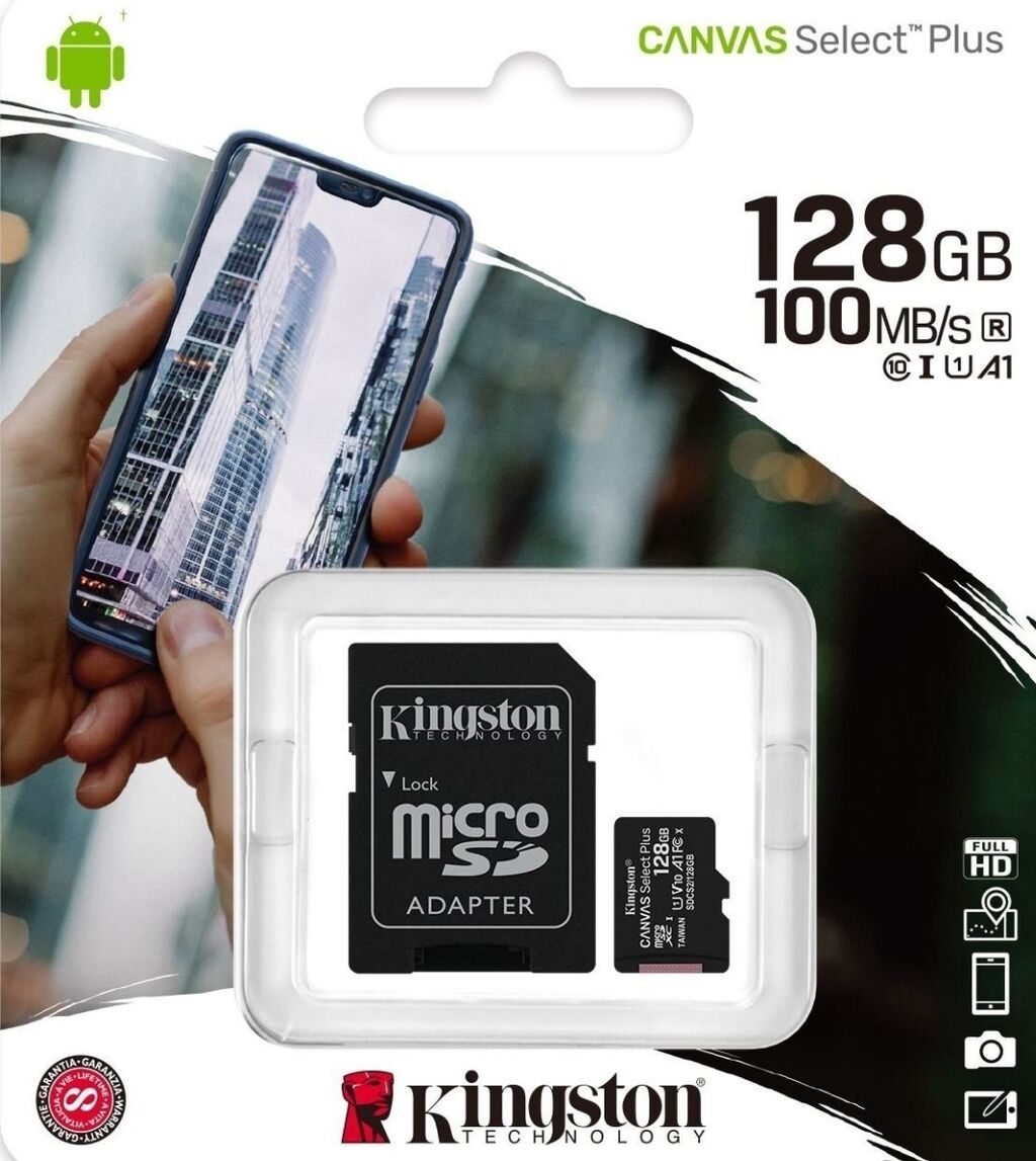 Memorijske kartice: Memorijska kartica 128 GB,nova,garancija 60 meseci,saljemo postom