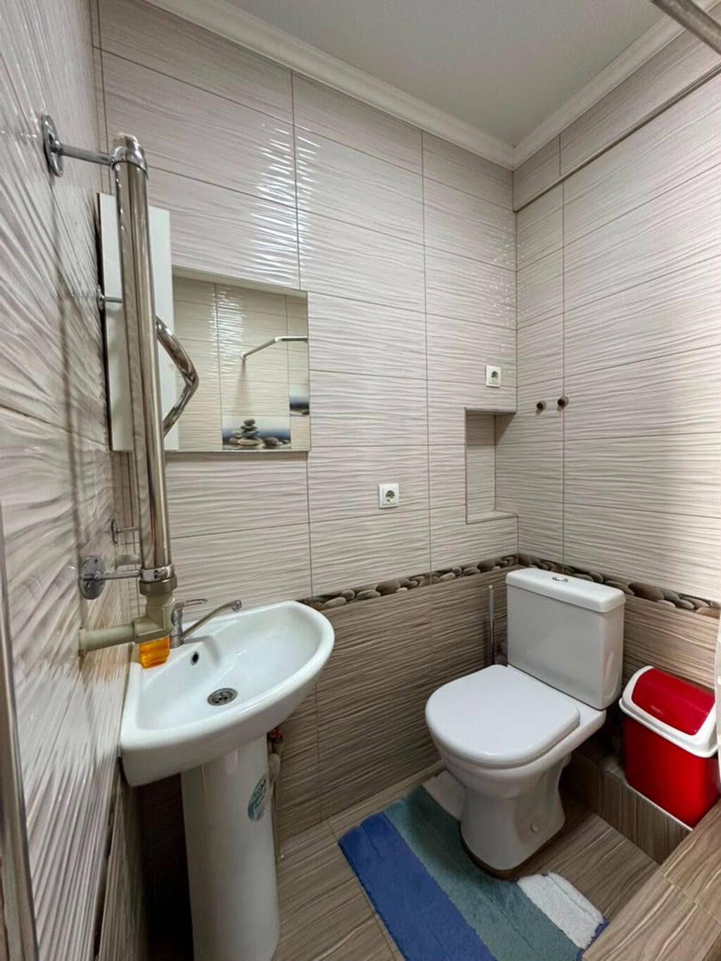 3 комнаты, 88 м², Дордой Плаза ТРЦ Элитка, 3 этаж, Евроремонт: фото 8