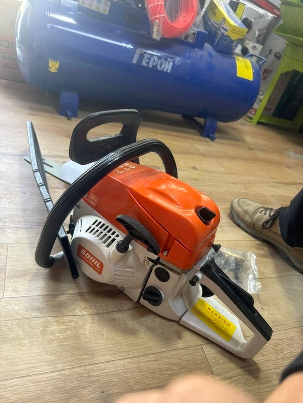 Бензопила SOIHL (стиль Stihl) с комплектом оснастки. Основные: фото 2
