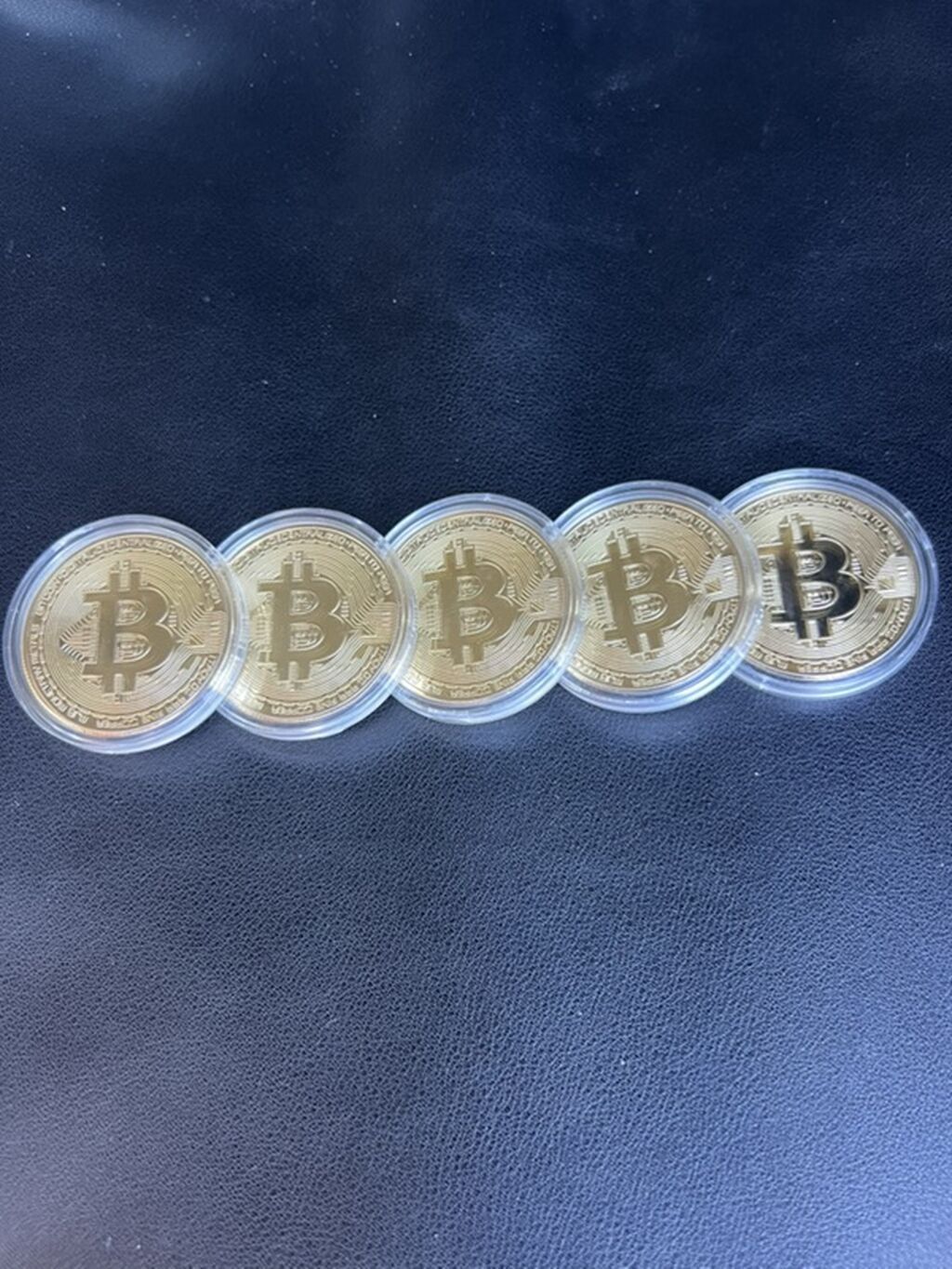 Памятная сувенирная монета Bitcoin (реплика) - Диаметр: около 40 мм: фото 3