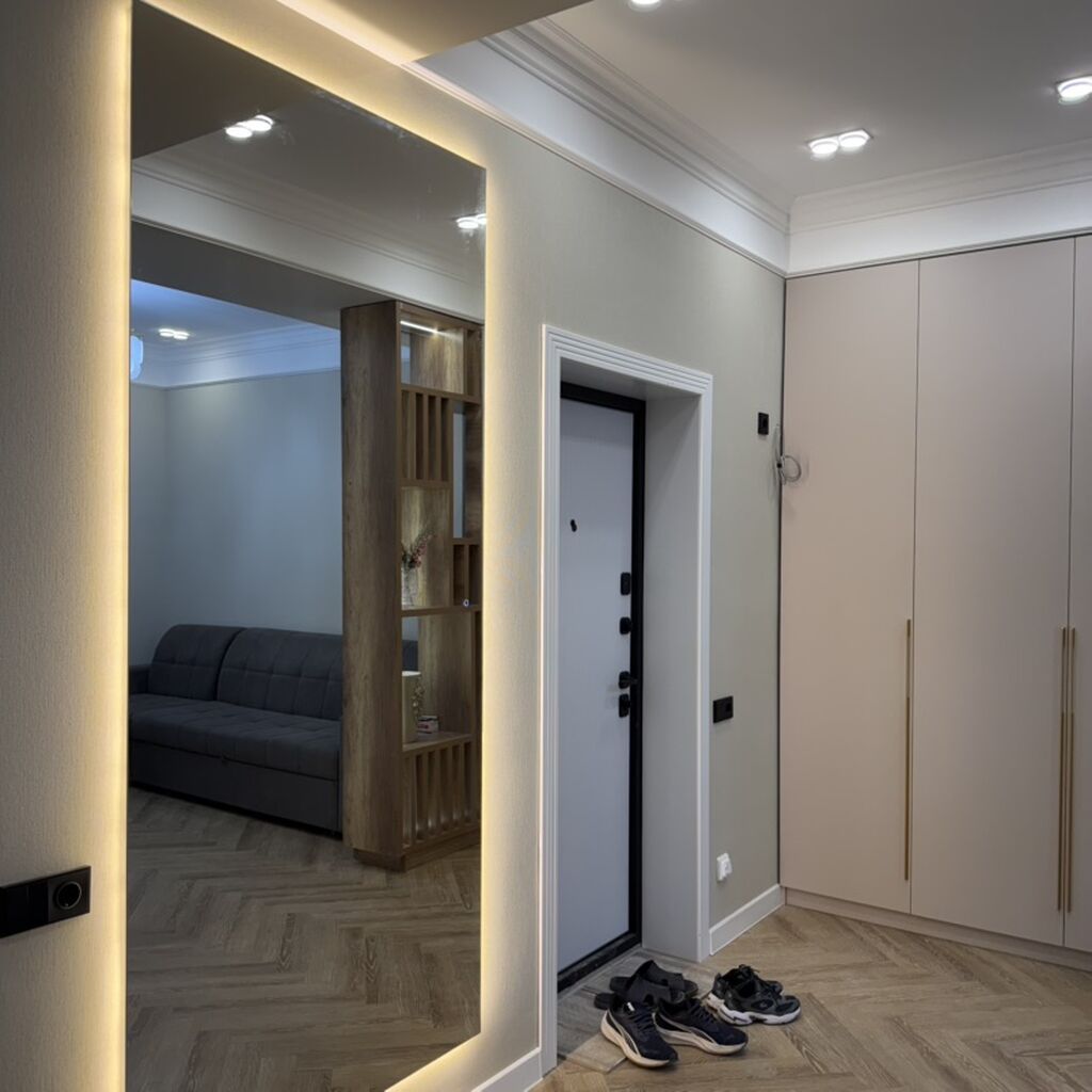 2 комнаты, 58 м², Асанбай мкр Элитка, 2 этаж, Дизайнерский ремонт: фото 7