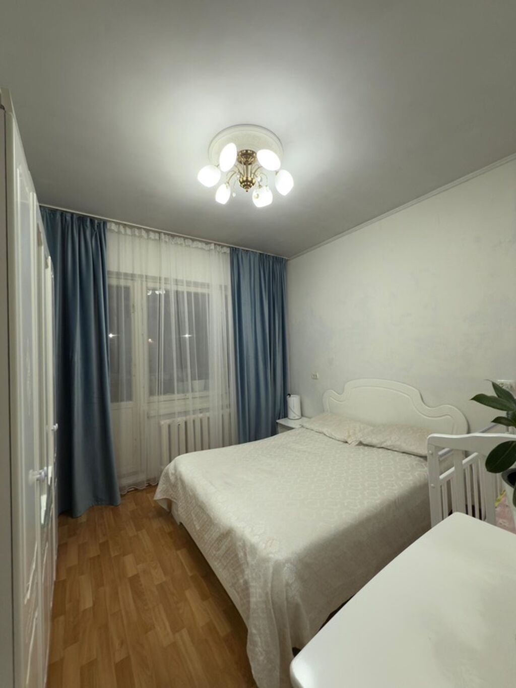3 комнаты, 63 м², Аламедин-1 мкр 105 серия, 5 этаж, Косметический ремонт: фото 3