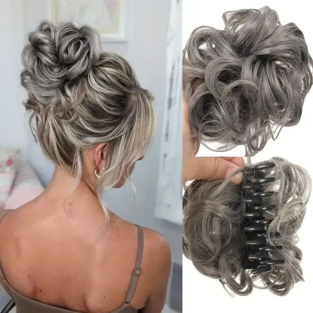 Perike i klipse: Umetak za kosu sa šnalom – punđa/kvika - Praktičan dodatak za brzu