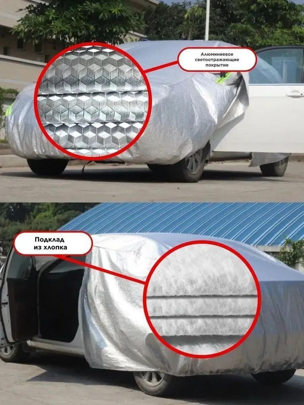 Универсальный тент Для легковых авто, Новый, Бесплатная доставка: фото 4