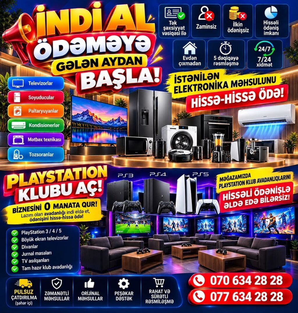 Yeni Televizor LG QNED UHD (3840x2160), Pulsuz çatdırılma