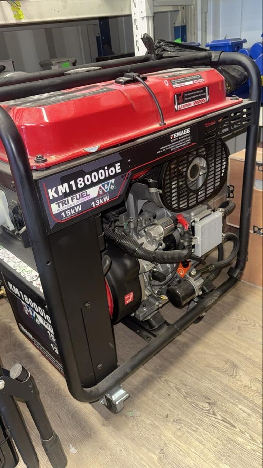 Инверторный генератор iEmage KM18000ioE (Tri Fuel) Ключевые: фото 2
