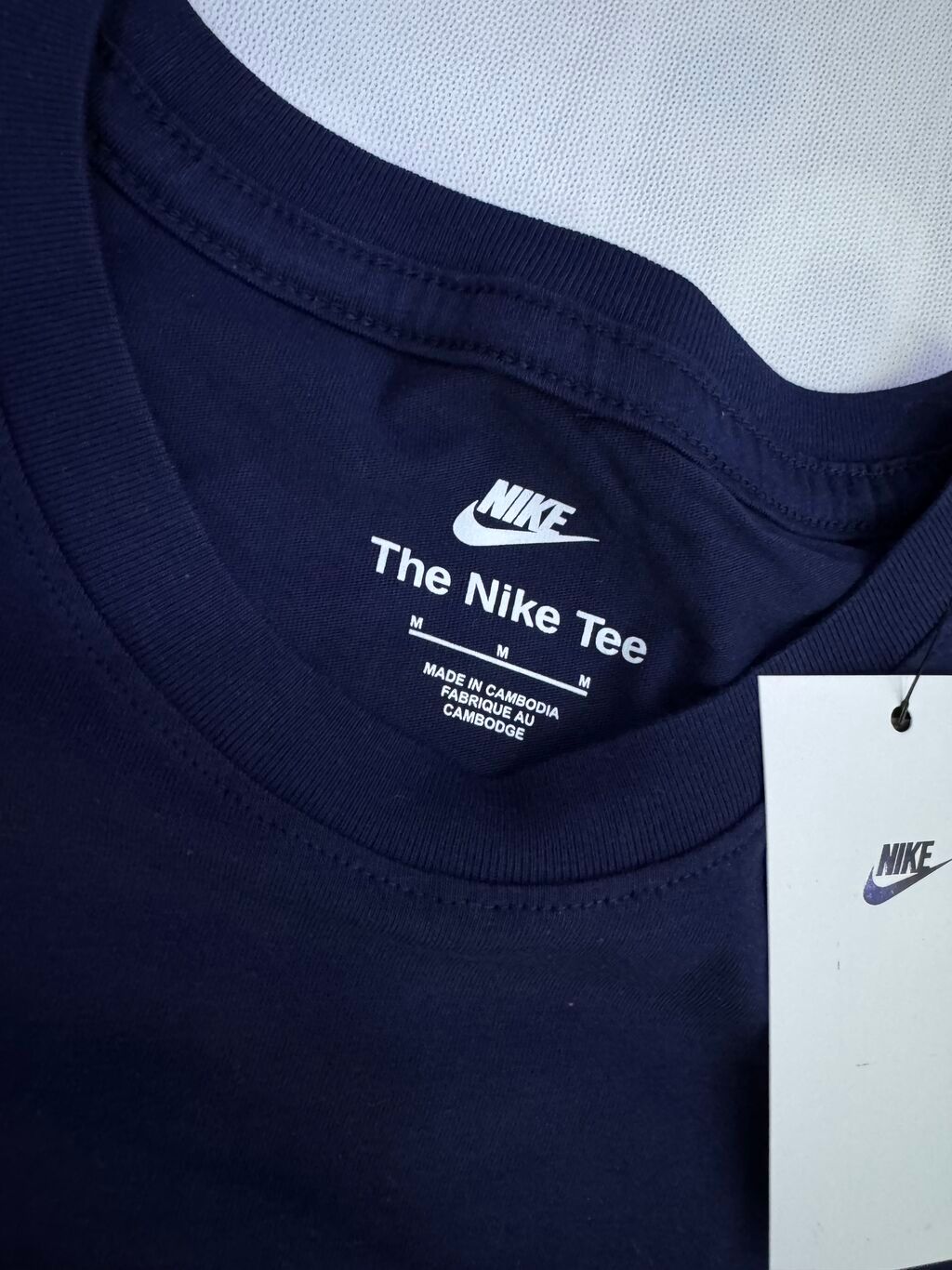 Мужская футболка, S, M, L, Nike, Новый, цвет - Белый, Самовывоз: фото 4