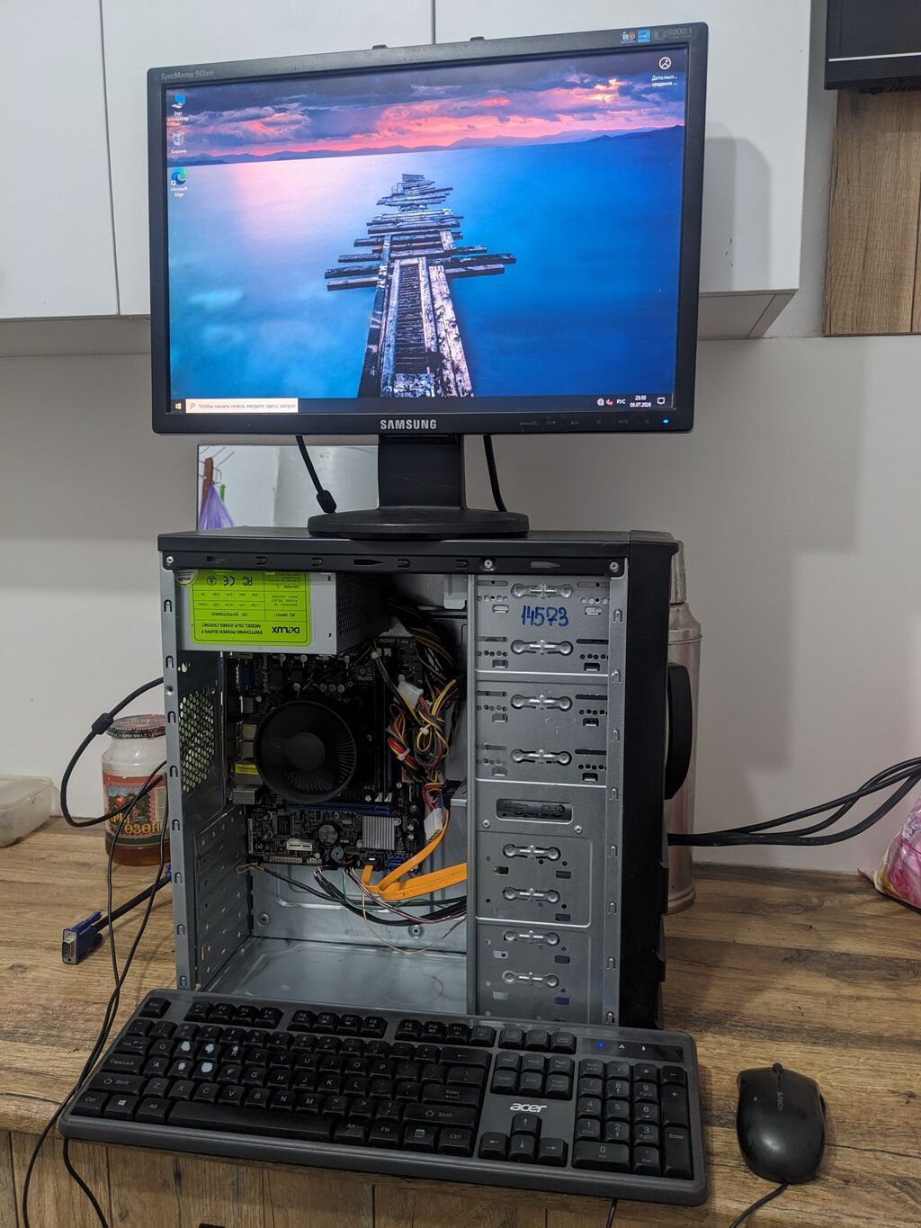 Компьютер, ядер - 2, ОЗУ 6 ГБ, Для несложных задач, Б/у, Intel Pentium, Встроенная видеокарта, SSD — фото 2