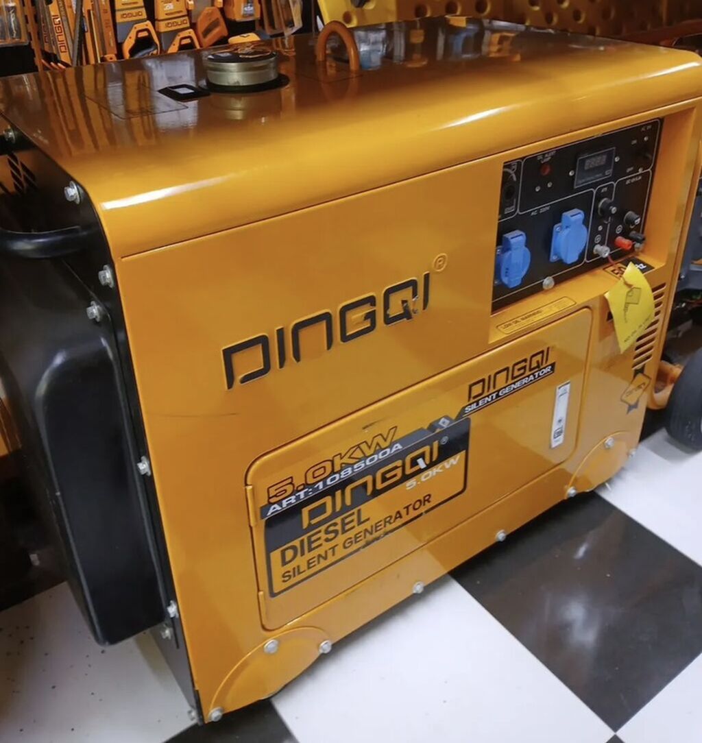 Дизельный генератор DINGQI 5.0 kW Silent Generator. Компактная: фото 2