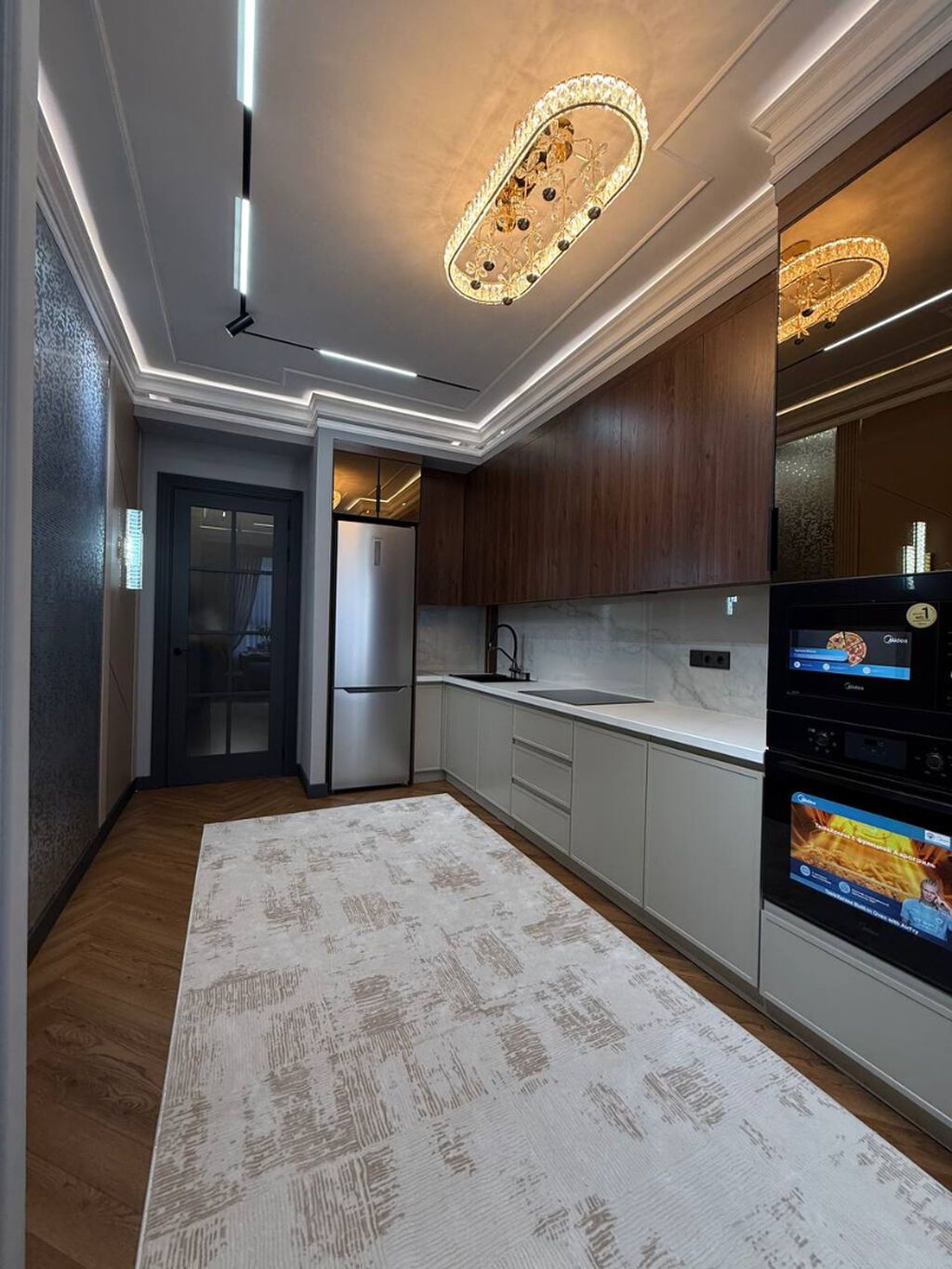 2 комнаты, 80 м², Асанбай мкр Элитка, 14 этаж, Евроремонт: фото 4
