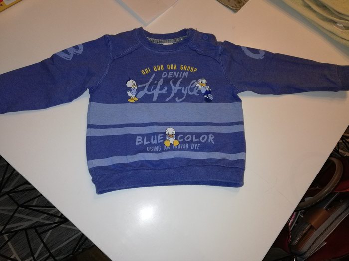 Dečiji Topići I Majice: Disney duks velicina 92 kao nov! na lalafo.rs Disney duks velicina 92 kao nov! - Pancevo