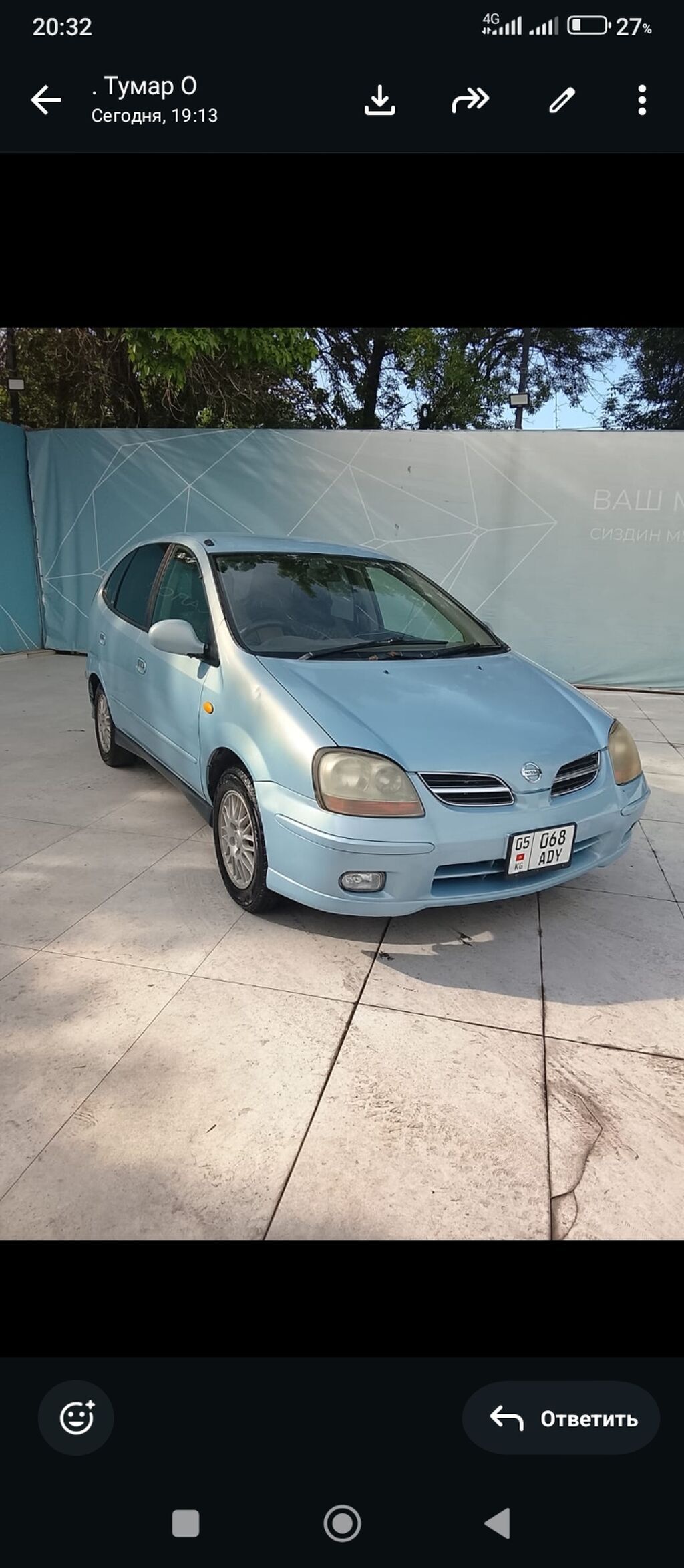 Nissan Almera Tino: 2000 г., 2 л, Вариатор, Бензин, Хэтчбэк: фото 2