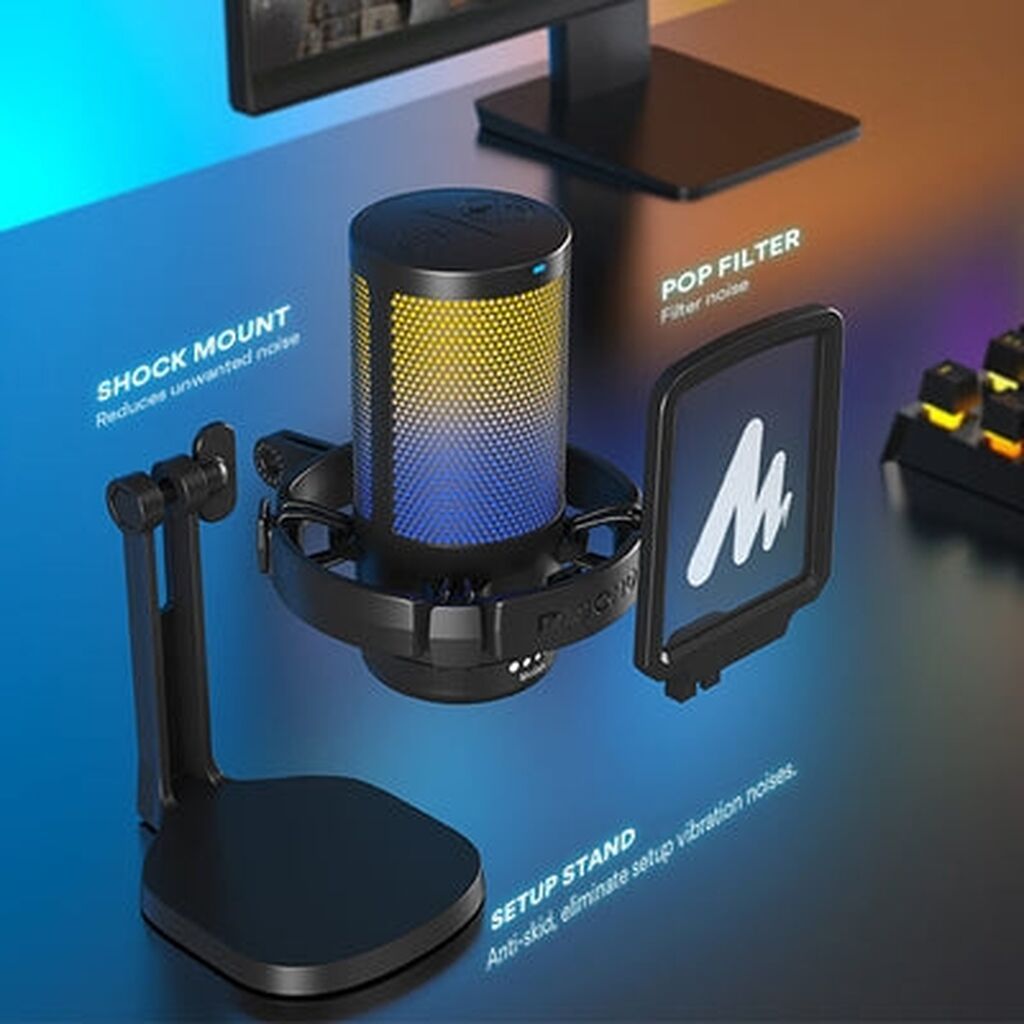 Maono DGM20 — это бюджетный конденсаторный USB-микрофон, заточенный: фото 3