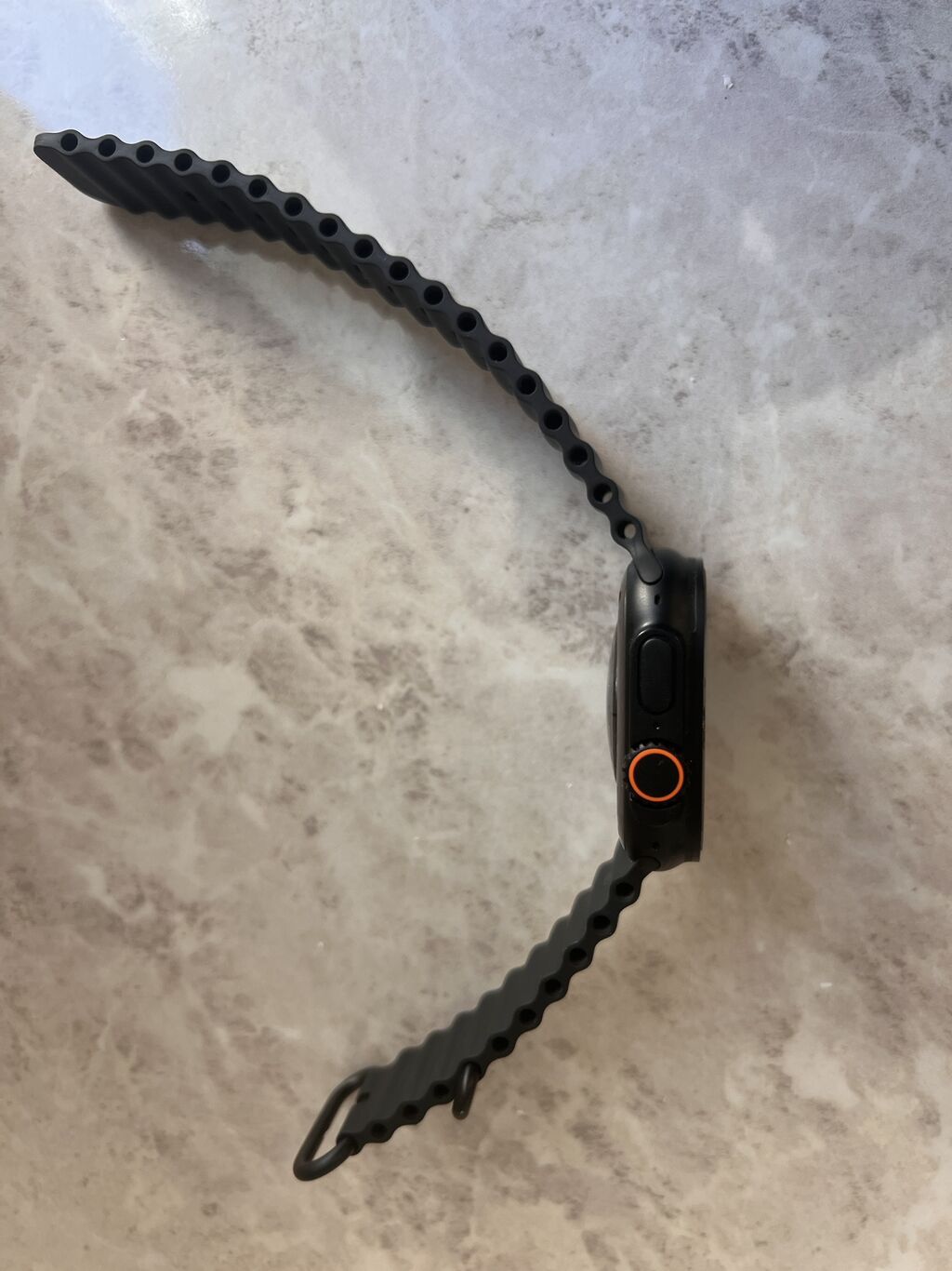 Смарт‑часы Apple Watch (серия Ultra‑стиля) с черным ремешком Ocean: фото 5