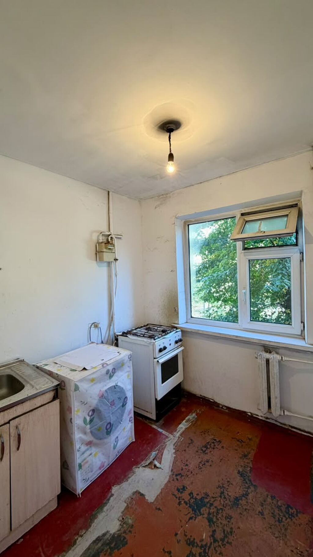 2 комнаты, 43 м², Манас-Ата мкр., 103 серия, 2 этаж, Требуется ремонт: фото 4
