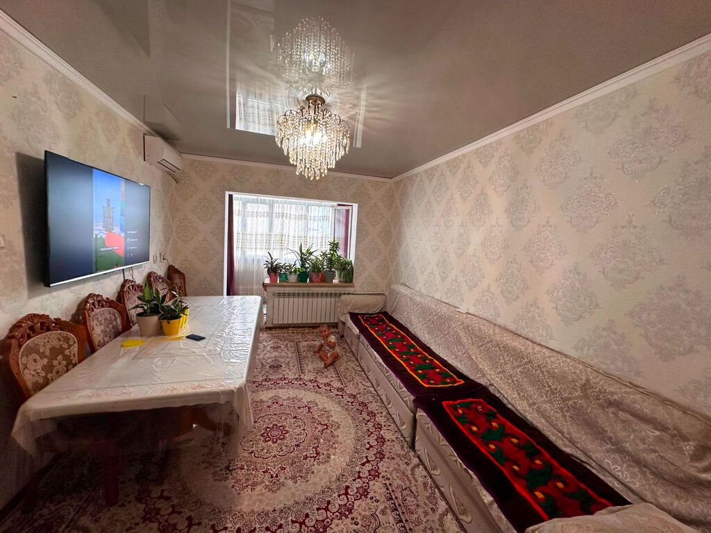 3 комнаты, 73 м², Аламединский рынок / базар 105 серия, 5 этаж, Евроремонт: фото 8