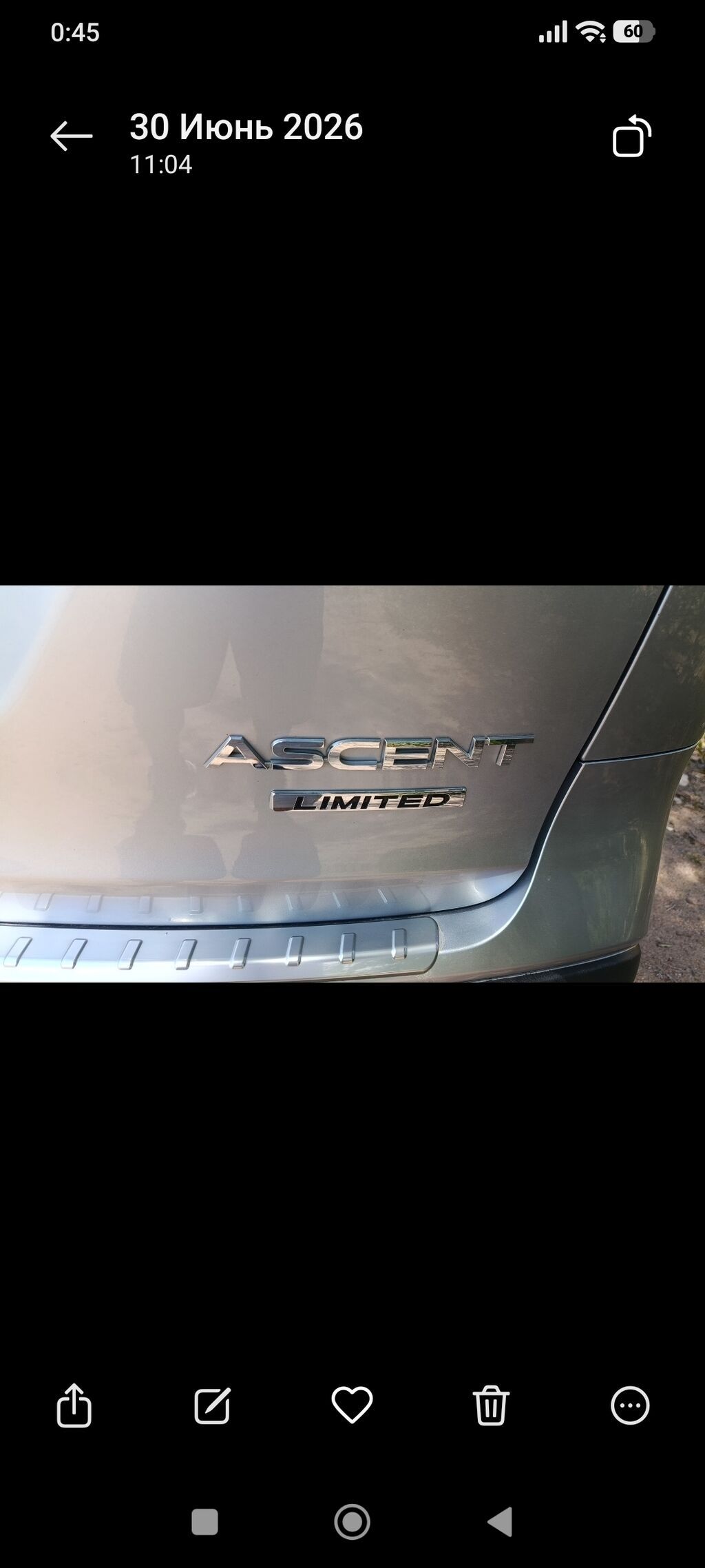 Subaru Ascent: 2020 г., 2.4 л, Вариатор, Бензин, Кроссовер: фото 8