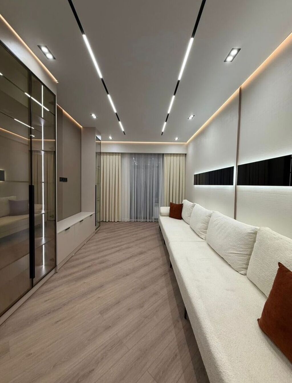 3 комнаты, 88 м², Асанбай мкр Элитка, 8 этаж, Дизайнерский ремонт: фото 4