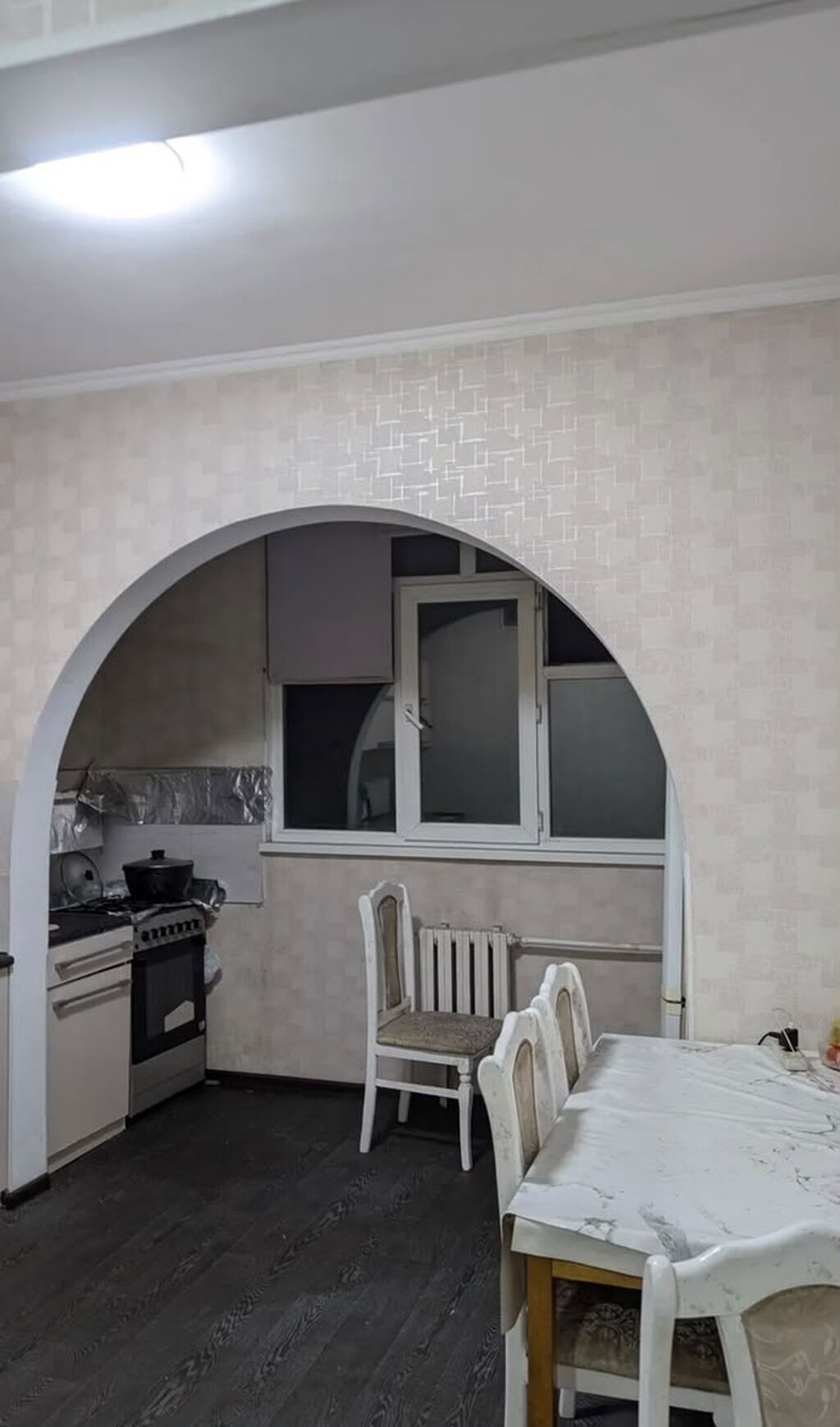 2 комнаты, 67 м², Ак-Кеме (старый аэропорт) 106 серия, 9 этаж, Косметический ремонт: фото 1