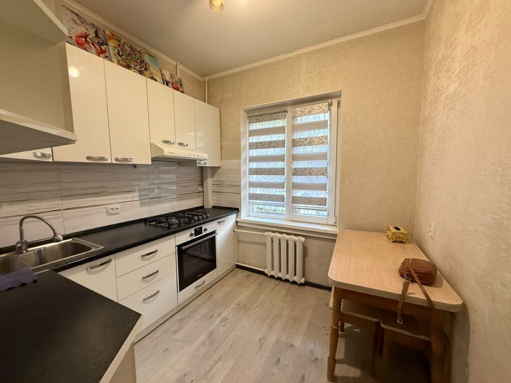 2 комнаты, 48 м², Асанбай мкр 105 серия, 1 этаж, Евроремонт: фото 2