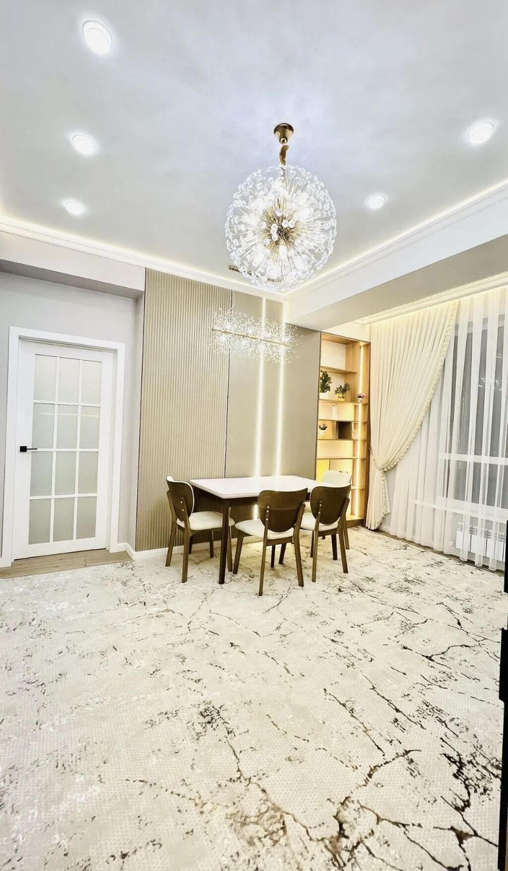 3 комнаты, 83 м², Пишпек Элитка, 9 этаж, Дизайнерский ремонт: фото 2