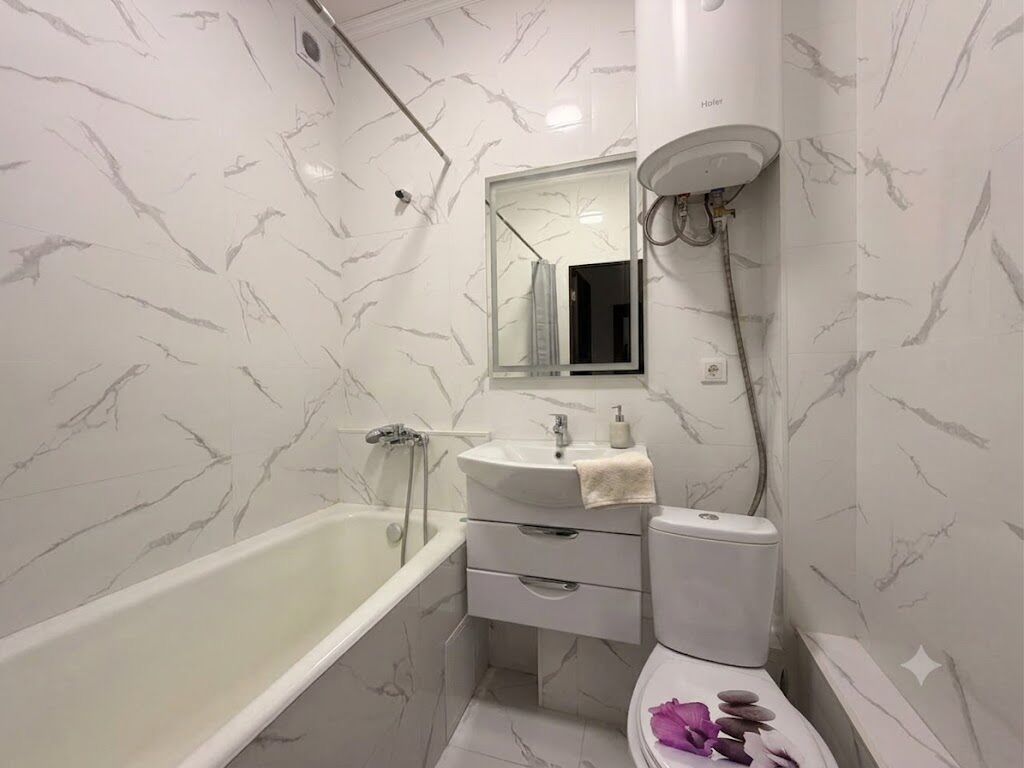 1 комната, 35 м², Аламедин-1 мкр 106 серия, 9 этаж, Косметический ремонт: фото 7