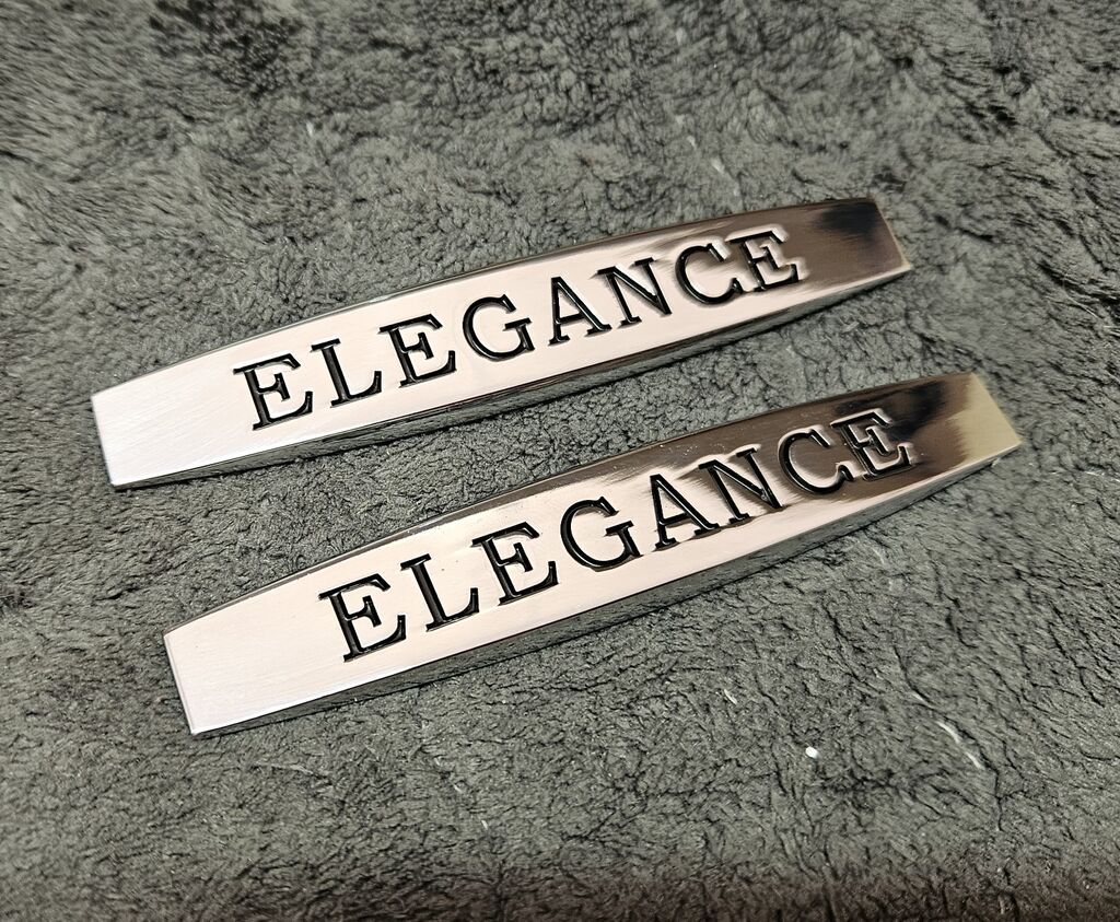 Шильдик железный на Мерседес бенз Элеганс, elegance самоклеющиеся в: фото 2
