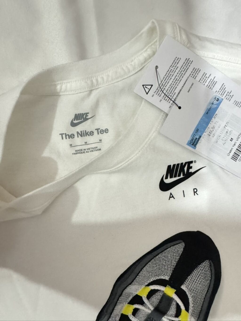 Мужская футболка, M, Nike, Новый, цвет - Белый, Самовывоз: фото 2