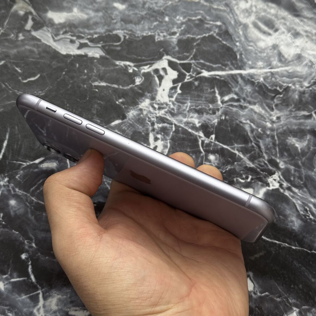 IPhone 11, Б/у, 128 ГБ, Синий, Защитное стекло, Чехол, 88 %: фото 4