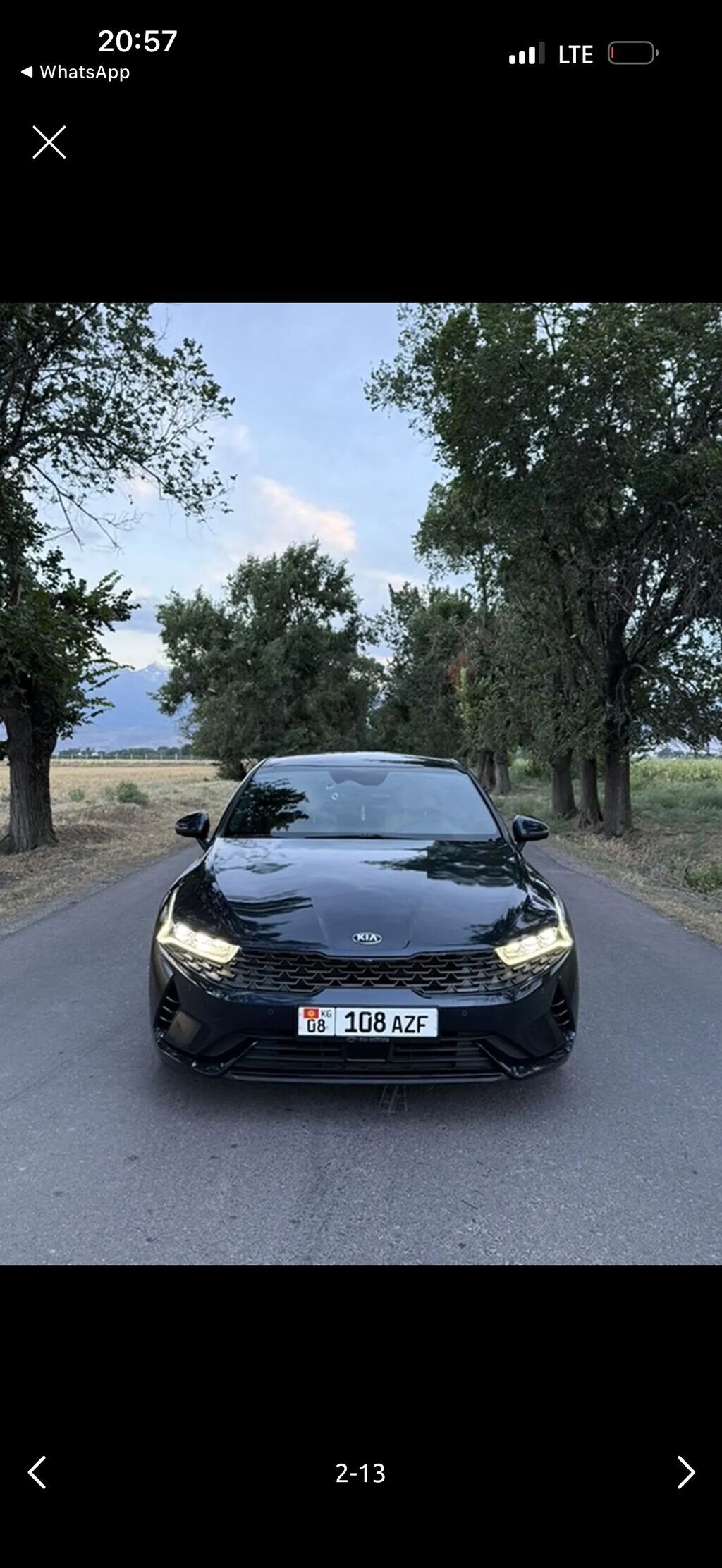 Kia K5: 2020 г., 2 л, Автомат, Гибрид, Седан: фото 2