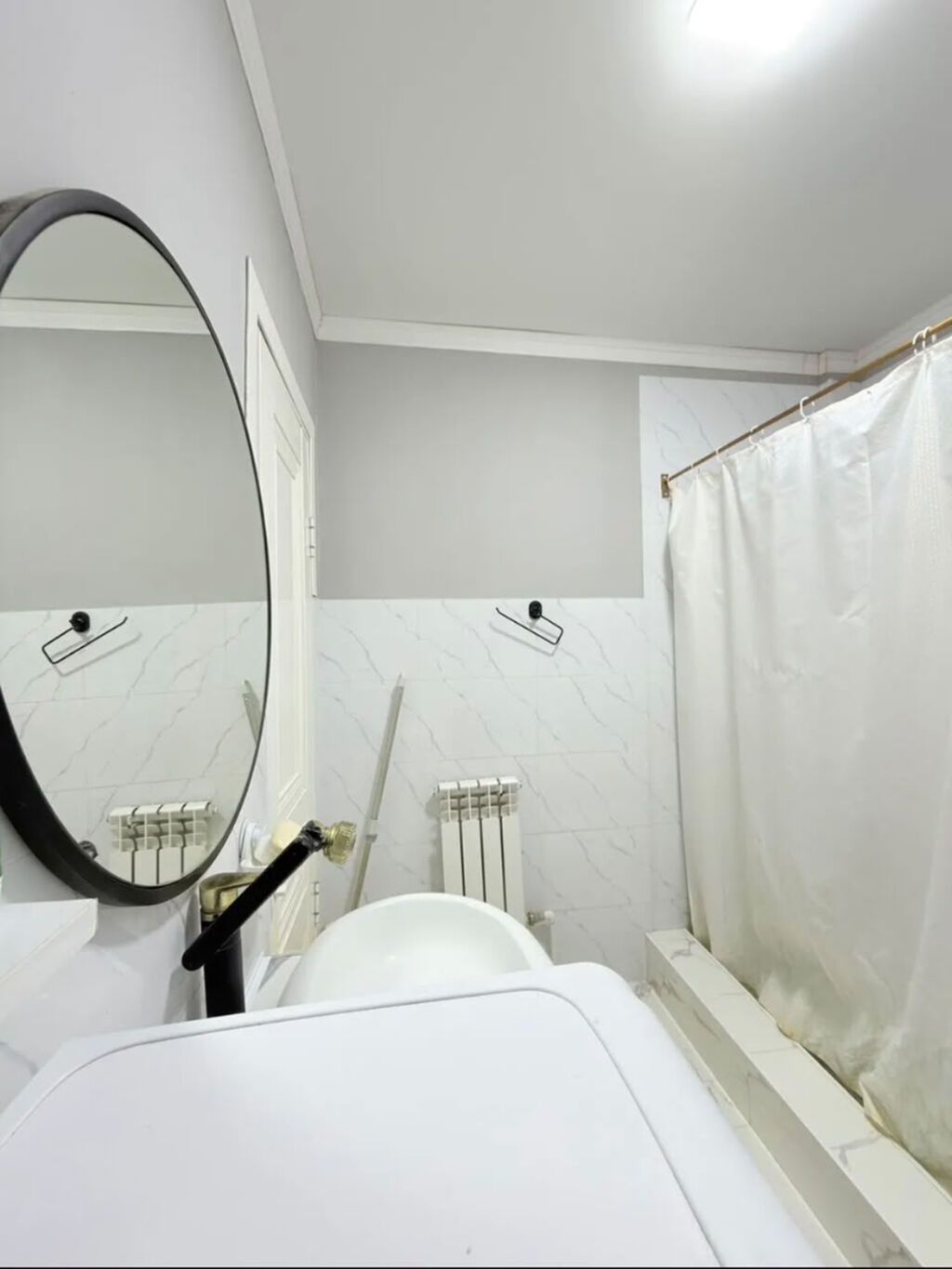 1 комната, 34 м², Кызыл Аскер 1 этаж, Свежий ремонт: фото 1
