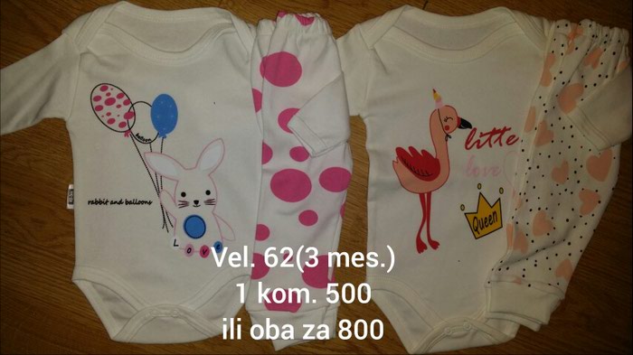 Ostala dečija odeća: DEVOJCICA 62(3 MES.) na lalafo.rs DEVOJCICA 62(3 MES.) - Petrovac na Mlavi