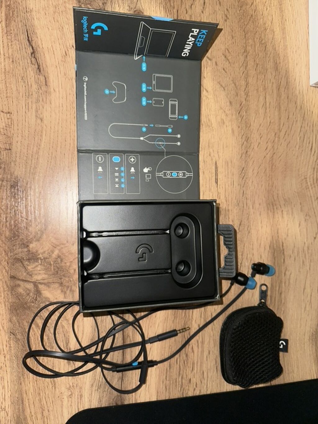 Игровые внутриканальные наушники Logitech G333 - Форм‑фактор: фото 2