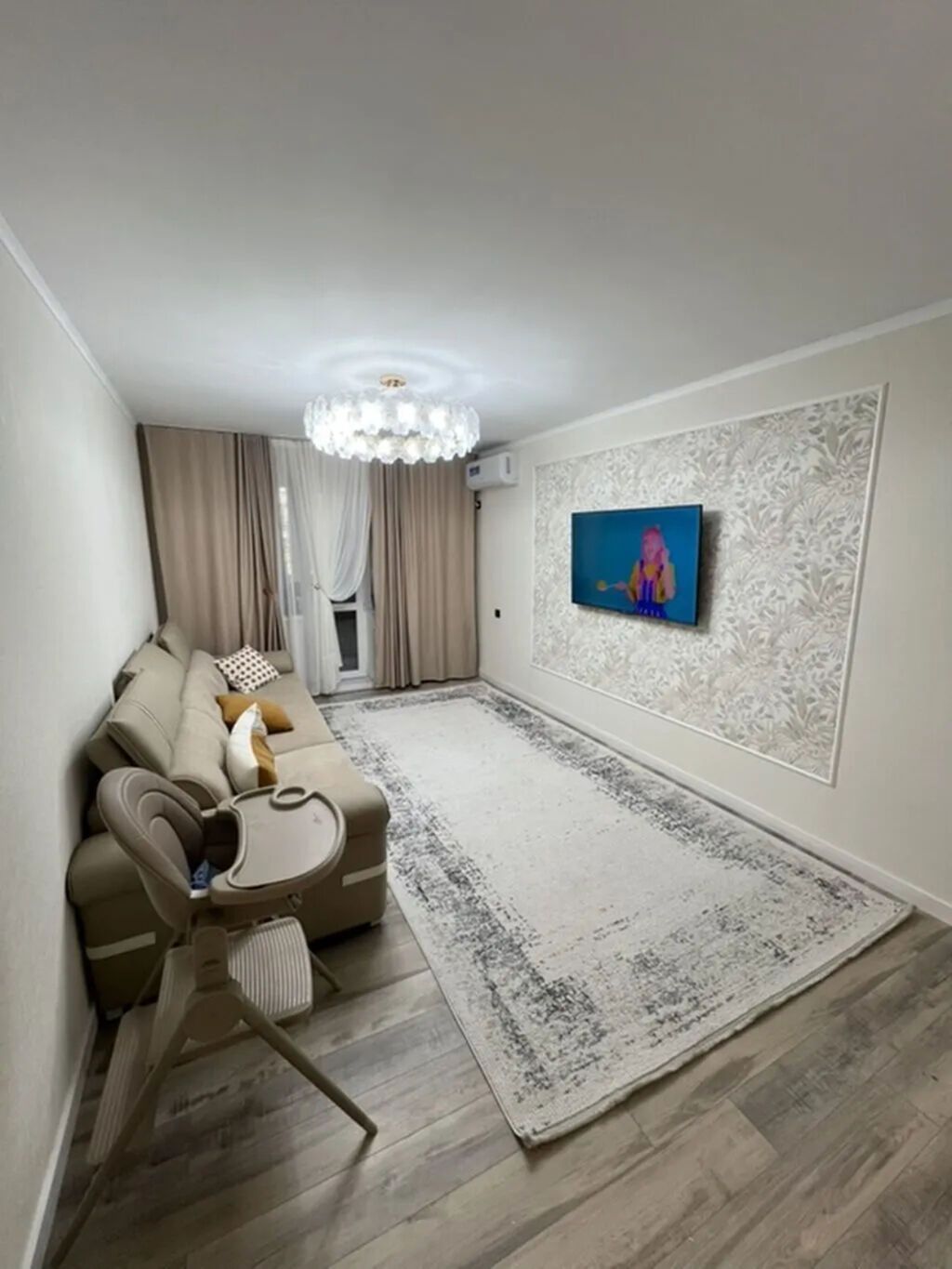 3 комнаты, 62 м², 7 мкр 104 серия, 2 этаж, Дизайнерский ремонт: фото 7