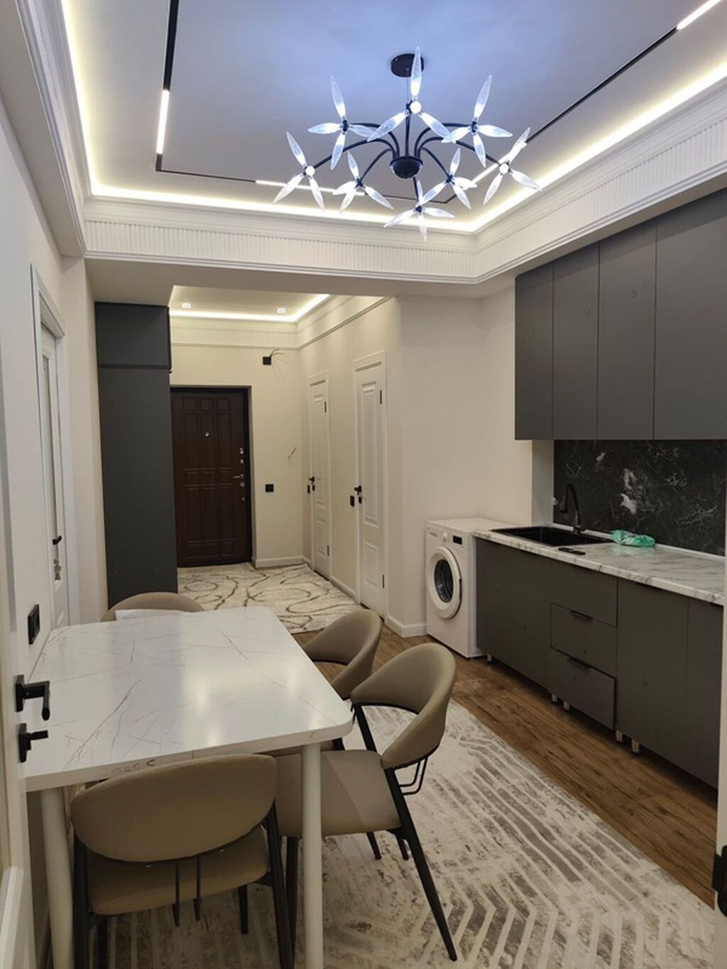 2 комнаты, 63 м², Джал-29 Элитка, 2 этаж, Дизайнерский ремонт: фото 6