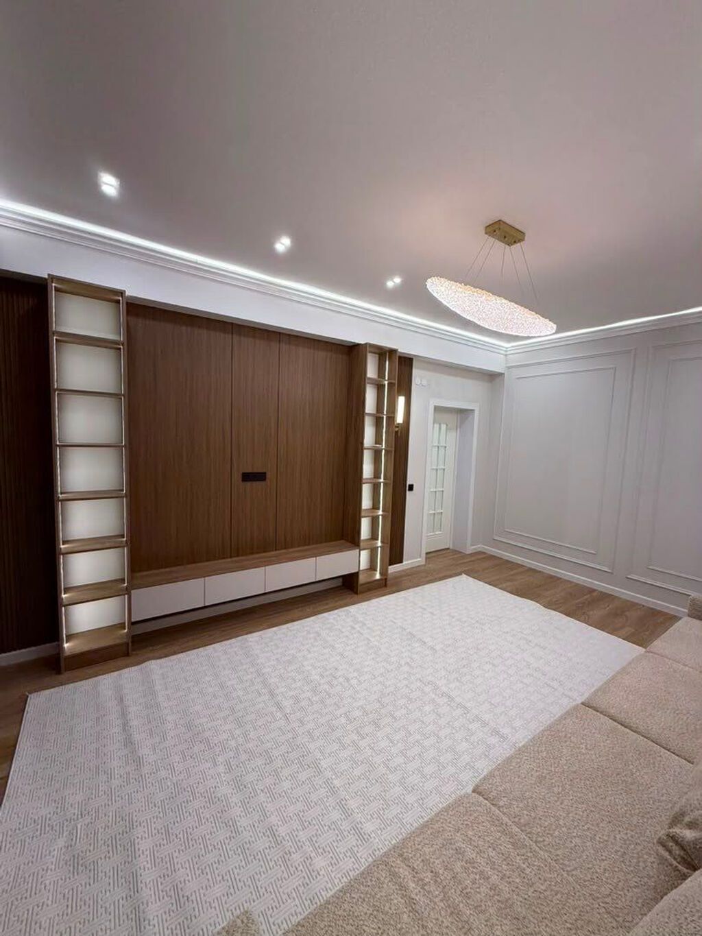 2 комнаты, 73 м², Асанбай мкр Элитка, 11 этаж, Дизайнерский ремонт: фото 3