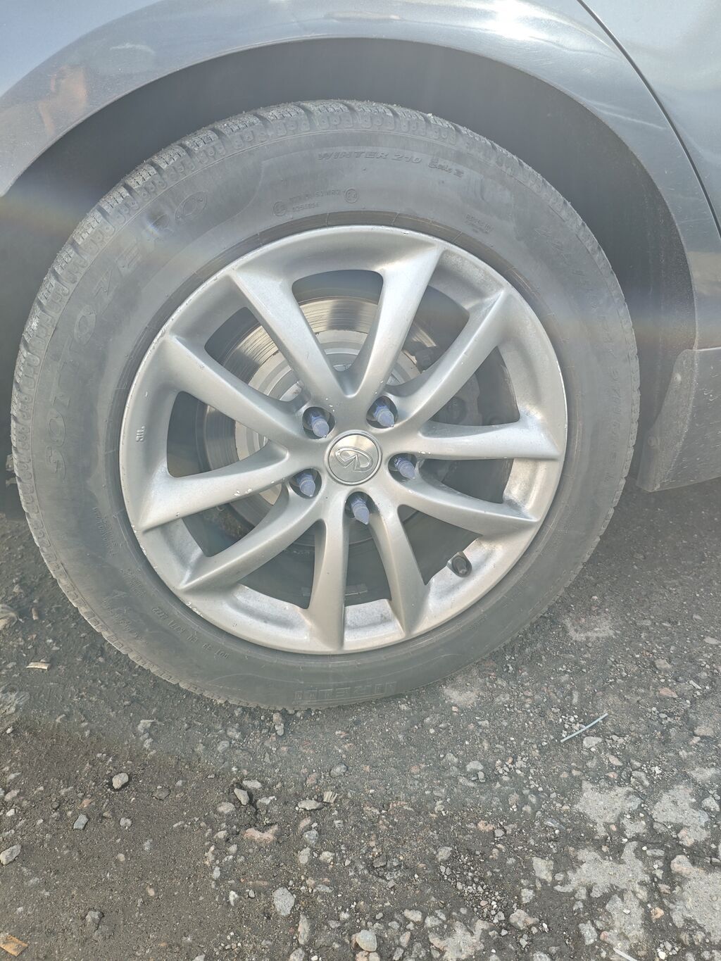 Колеса в сборе 225 / 55 / R 17, Лето, Б/у, Комплект, Легковые, Литые, отверстий - 5: фото 1