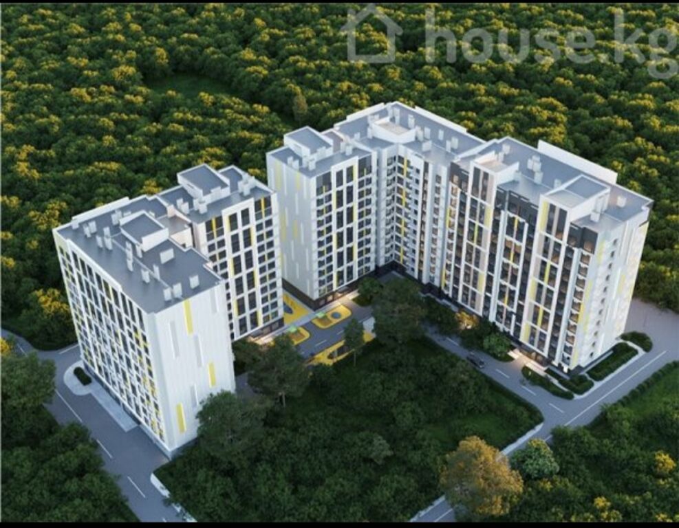 2 комнаты, 78 м², Кок-Жар ж/м Элитка, 11 этаж, ПСО (под самоотделку): фото 2