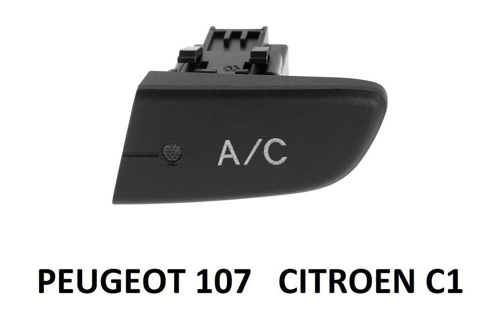 Auto delovi: Prekidac dugme za klimu ac peugeot 107 citroen c1 novo! Dugme