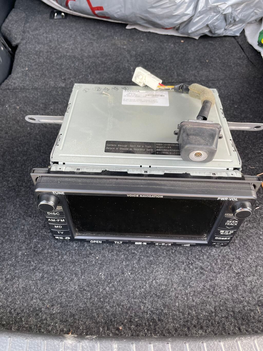 Штатная магнитола и камера на Тойота | 3000 KGS | Аксессуары для авто ...