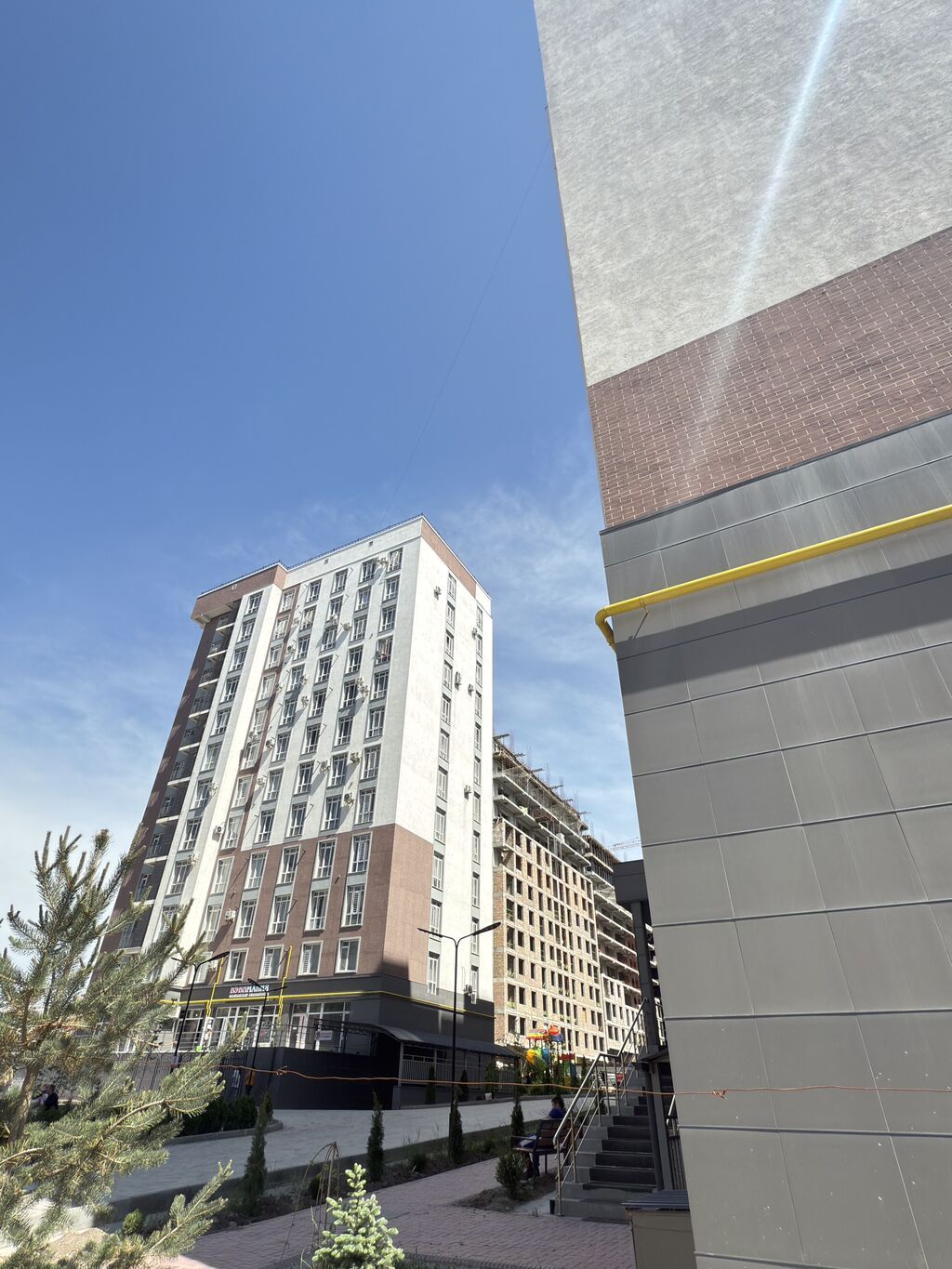 1 комната, 43 м², Асанбай мкр Элитка, 5 этаж, ПСО (под самоотделку): фото 2