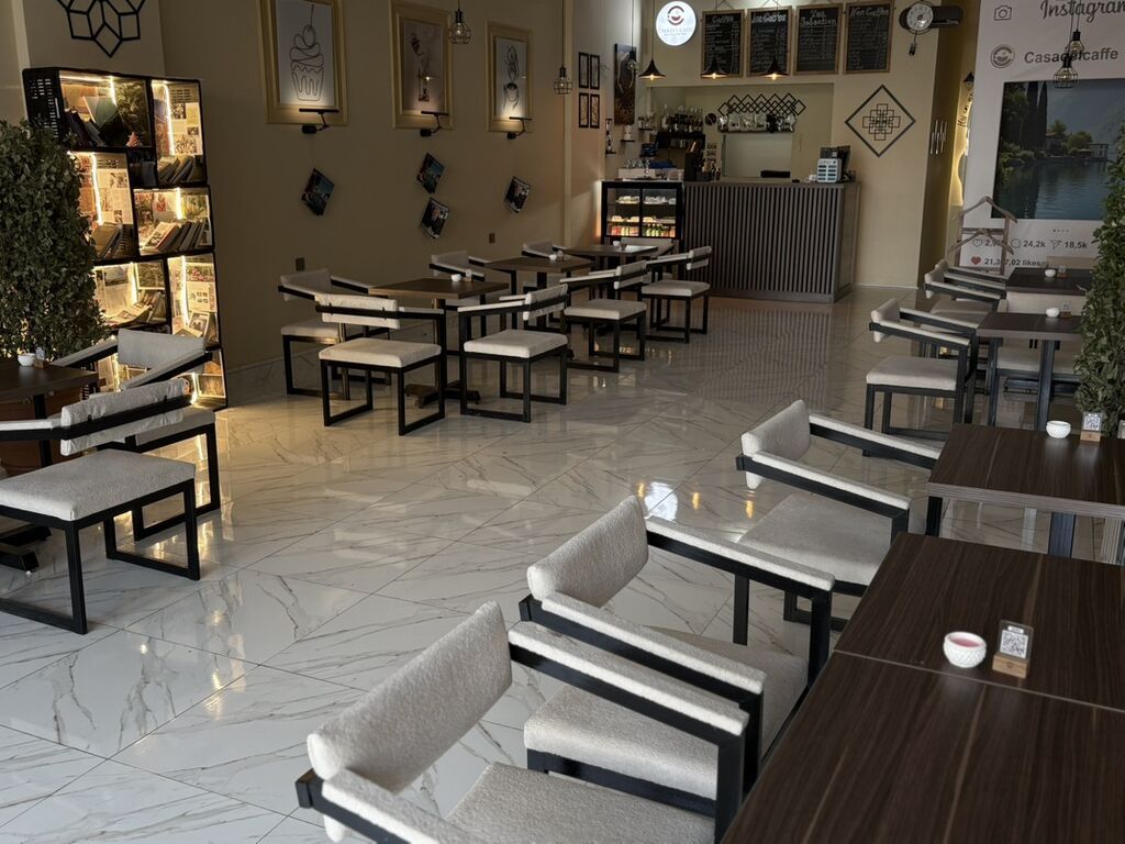 CASA DEL CAFFE – İtalyan üslublu kofe evi - İtalyan tərzində dizayn