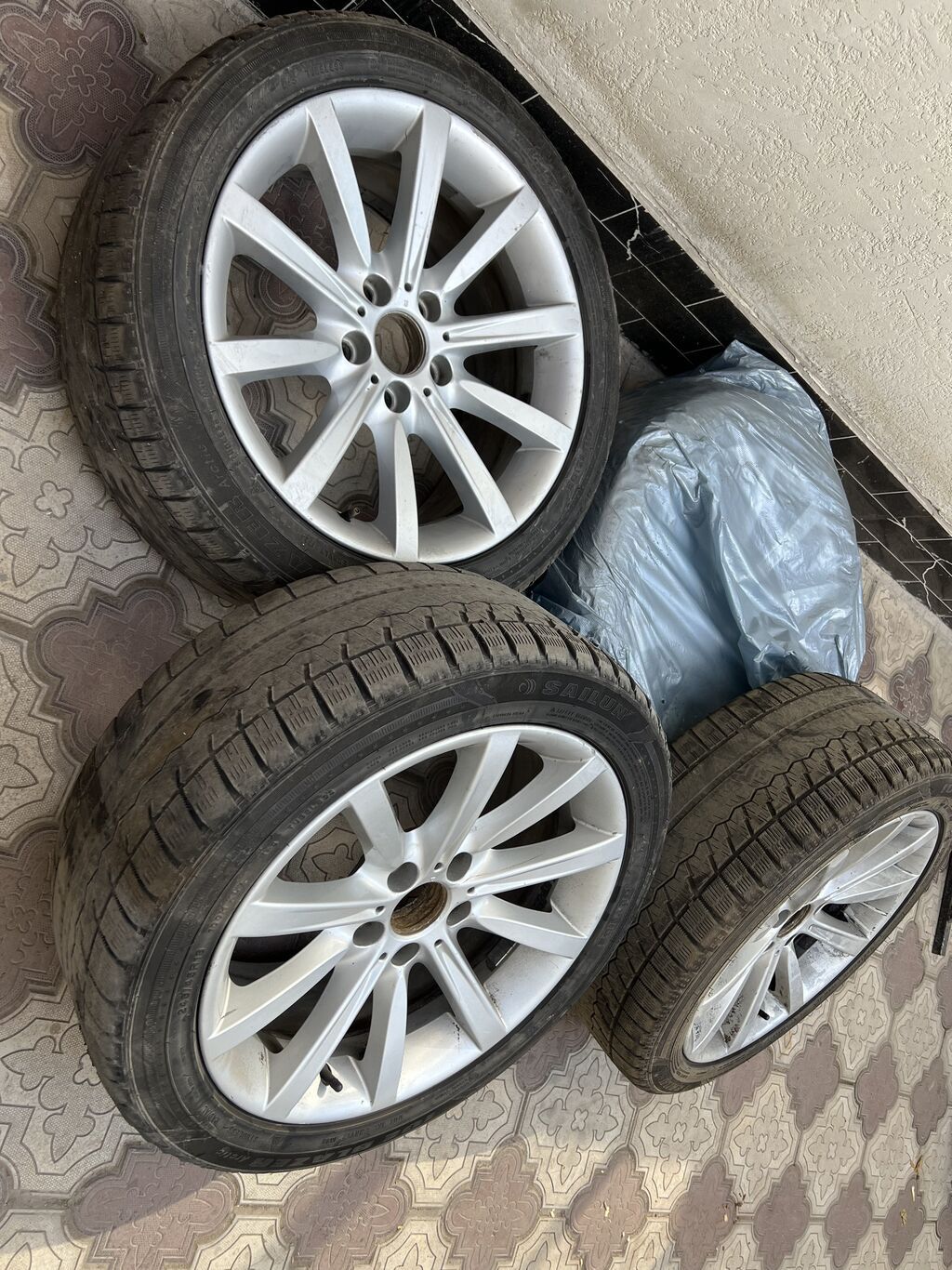 Железные Диски R 18 BMW, Комплект, отверстий - 5, Б/у: фото 1