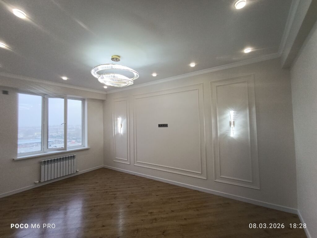 1 комната, 49 м², Манас-Ата мкр., 11 этаж, Дизайнерский ремонт: фото 3