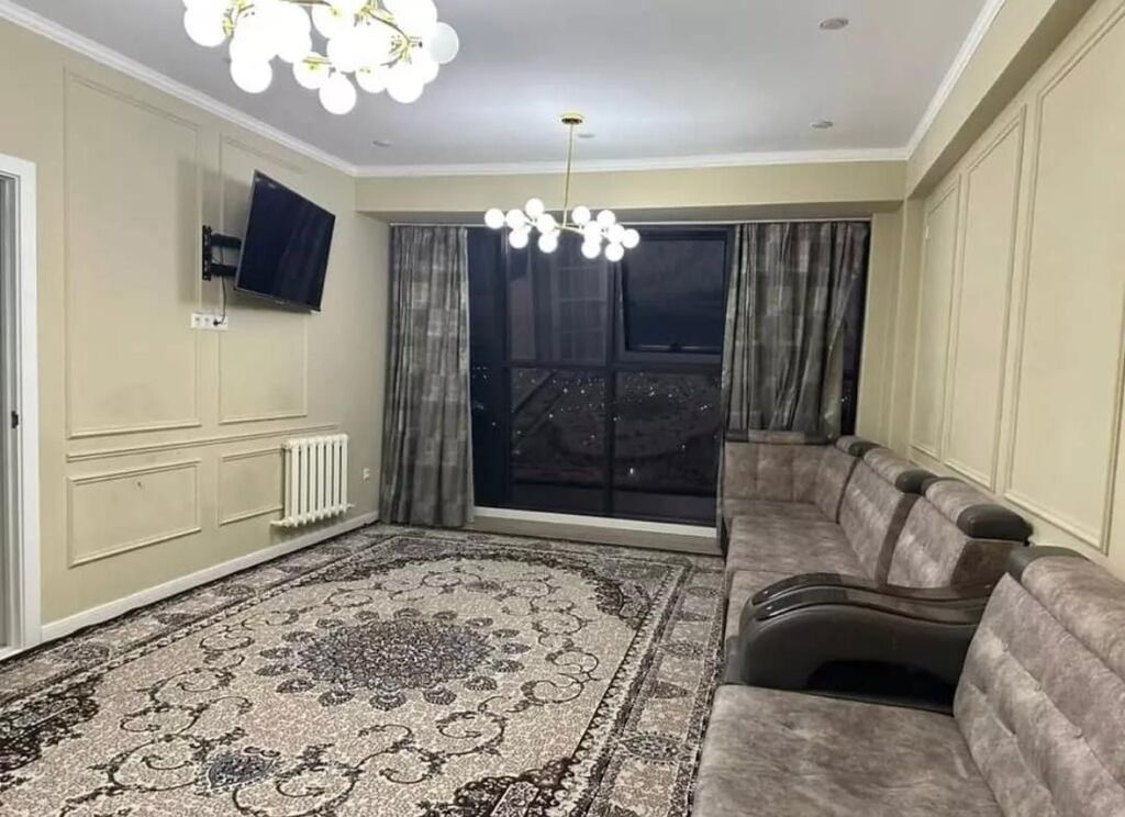 3 комнаты, 94 м², Средний Джал Элитка, 15 этаж, Дизайнерский ремонт: фото 1