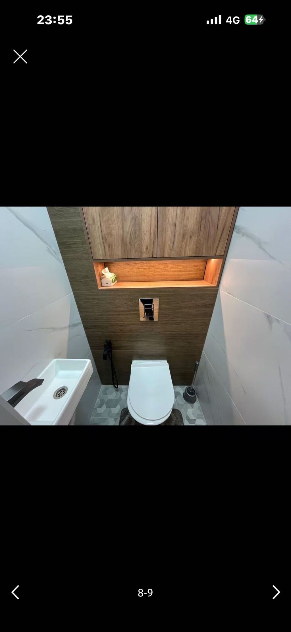1 комната, 46 м², Асанбай мкр Элитка, 6 этаж, Дизайнерский ремонт: фото 5